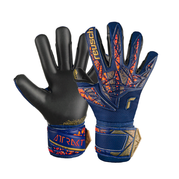 Reusch Attrakt Gold X Junior 5472955 4411 blue orange 1